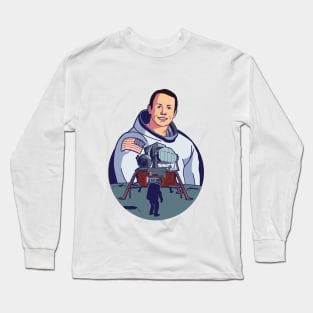 Neil Armstrong first man on the moon Long Sleeve T-Shirt